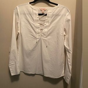 Brooks brothers Red Fleece Cotton Poplin Blouse